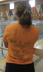 Sue Novitsky, who coached the Orange team, begins her 14th season as head coach.