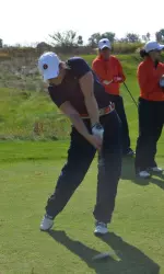 Senior Ember Schuldt leads the Illini at +3 through two complete rounds. She is tied for sixth overall.