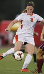 Forward Jannelle Flaws tallied her 13th goal in the 3-2 loss at Indiana, which is tied for the most in the Big Ten.