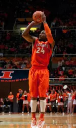 Rayvonte Rice led Illinois with 17 points against IPFW on Friday night.