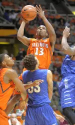 Junior Tracy Abrams scored 12 of his season-high 15 points in the second half.