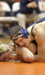 Jackson Morse won the title at 165 pounds after winning every match by tech. fall.