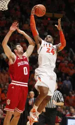 Junior Rayvonte Rice scored his most points as an Illini with a team-high 29, matching his career high from Drake.