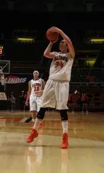 Jacqui Grant recorded her second career double double after tallying 14 points and 11 rebounds in tonight's effort.
