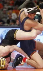 Jesse Delgado improved to 7-0 and tallied his fourth pin of the season.