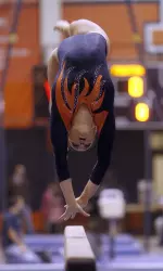 Alina Weinstein's record setting floor routine, catapulted the Illini to victory and to the school individual all-around record