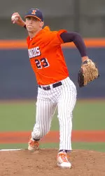 Sophomore John Kravetz earned his first win of the year after striking out five over 6.1 innings.