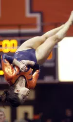 Alina Weinstein won the floor title this afternoon with a 9.875
