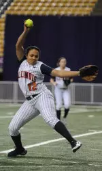 Shelese Arnold allowed just one hit through three scoreless innings of relief.