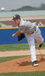 Freshman Kevin Duchene allowed zero earned runs over 8.2 innings and earned his second victory of the year.