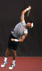 Stephen Hoh played in the two slot tonight and won 6-1, 6-2.