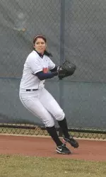 Brittany Sanchez made several huge plays in center field, adding an RBI single and a run at the plate in game two.