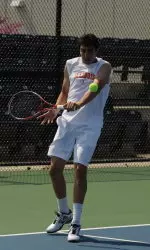 Farris Gosea remained undefeated in the number six singles position, obtaining a 6-3, 2-6, 6-2 win against Ruben Weber