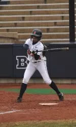 Freshman Allie Bauch hit an RBI double in the first inning.