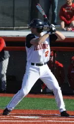 Sophomore David Kerian finished 4-for-4 with an Illini season-high six RBI and an inside-the-park home run.