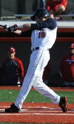 Junior Thomas Lindauer went 3-for-4 with a pair of runs scored in the loss to the Buckeyes.