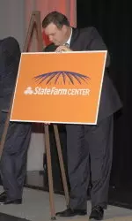 The State Farm Center was announced Monday as the name of the building long known as Assembly Hall.