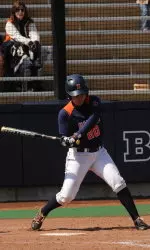 Freshman Nicole Tobon went 1-for-2 in her start at DP.