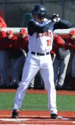 After going 2-for-4 with his third home run of the season, Justin Parr upped his team-leading average to .435, which took over the top spot in the Big Ten and ranks in the top 10 in the NCAA.