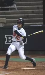 Brittany Sanchez went 2-for-4 with an RBI against SIU.