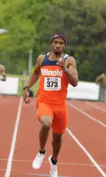 Junior Stephon Pamilton was one of two 400m runners to qualify for the NCAA Championships.