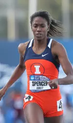 Sophomore Ashley Spencer was one of six Illini to qualify for the 2013 NCAA Championships.