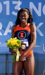 Ashley Spencer's time of 50.28 is the fourth-best collegiate time ever and fifth best in the world this year.