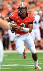 Scheelhaase had a career day passing against the Salukis.