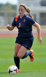 Redshirt-junior Jannelle Flaws earned her first career hat trick on Sunday night and leads the Illini with five goals on the season.