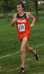 Sam Telfer finished second for the Illini at the Boilermaker Invitational on Friday.