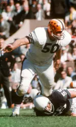 Linebacker Dick Butkus left his legacy by having his No. 50 retired by Illinois and No. 51 retired by the Chicago Bears.
