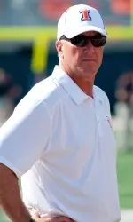 Offensive Coordinator Bill Cubit joined the Illinois staff in 2013 after eight years as head coach at Western Michigan