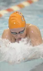The Orange and Blue swam hard this weekend