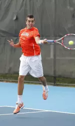 Farris Gosea clinched the doubles point and eventually the match in singles on Saturday afternoon