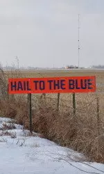 An example of the Paint the Highway Orange initiative.