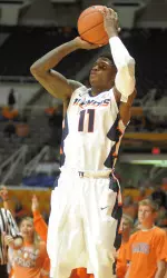 Junior Aaron Cosby (16 points) was one of four Illini to reach double figures in the season opener.
