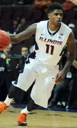 Aaron Cosby was one of five Illini in double-figures vs. the Sycamores.