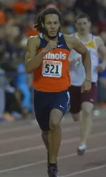 DJ Zahn clocked the seventh-fastest time in school history to place seventh in the 400m.