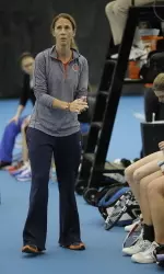 Coach Dasso coached her team to victory