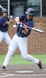 Junior David Kerian went 2-for-3 with a walk in the 6-0 loss to Connecticut.