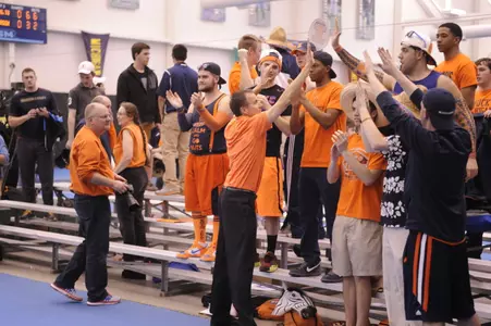 Coach Dancer celebrating the win with Net Nuts
