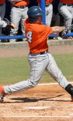 Sophomore Jason Goldstein collected three hits and had a run and an RBI on Saturday.