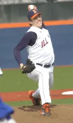 Redshirt-junior Rob McDonnell earned his first career victory after striking out a career-high six and allowing three hits in five shutout innings.