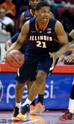 Malcolm Hill had 10 points and a career-high eight rebounds against the Terriers.