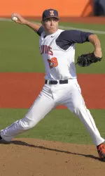 Freshman Cody Sedlock finished with 5.2 scoreless innings of relief while striking out a career-high five batters.