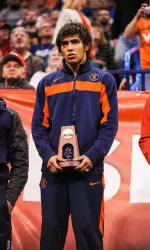 Jesse Delgado won the 125-pound national title for the second straight year.