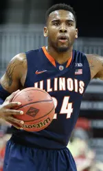 Rayvonte Rice scored 15 points in the Illini's loss at Clemson on Sunday.
