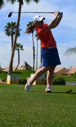 Ember Schuldt was the lone Illini to register a final round under par today.