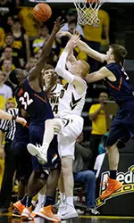 The Illini defense held the Hawkeyes to their lowest point total of the season.
