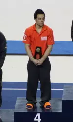 Maestas earned All-American honors in the all-around Friday night.